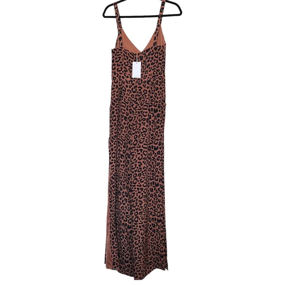 Lovers and Friends Keon Bold Animal Cheetah Print Jumpsuit Size S - Picture 3 of 13